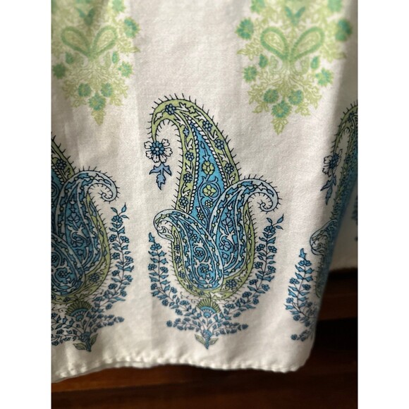 Liz Claiborne Cotton paisley skirt - Picture 2 of 5